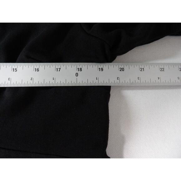 Eloquii Blouse Top 18 Black Scalloped Neck Short Sleeve Career Office Rayon NWT - Picture 10 of 12